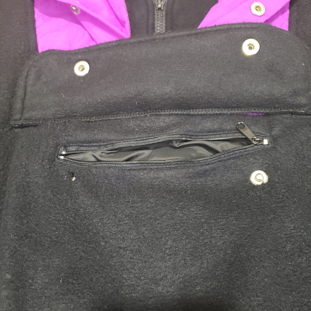 Vintage Hot Music fleece pull over jacket size S - Picture 4 of 6
